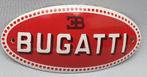 Bugatti, emaillen schildje, Verzenden, Zo goed als nieuw, Auto's