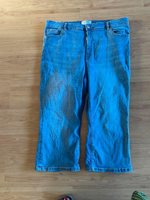 Peet: Violetta jeans capri 50/52, Kleding | Dames, Grote Maten, Zo goed als nieuw, Broek of Spijkerbroek, Blauw, Ophalen of Verzenden