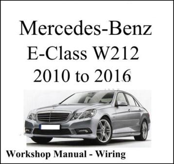 Mercedes E klasse W212 2010-2016 Workshop manual op DVD PDF beschikbaar voor biedingen