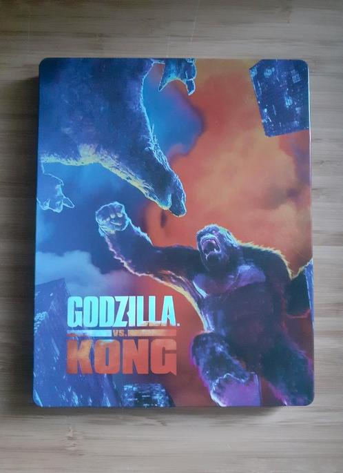 Godzilla vs Kong 4K Ultra HD & Blu Ray 3D Steelbook | NL Sub, Cd's en Dvd's, Blu-ray, Zo goed als nieuw, 3D, Ophalen of Verzenden