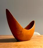 Stig Sandqvist teak schaal gesigneerd Zweden zeldzaam mcm, Antiek en Kunst, Kunst | Designobjecten, Ophalen of Verzenden