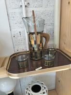 Vintage Kan Set met Glaasjes, Antiek en Kunst, Antiek | Woonaccessoires, Ophalen of Verzenden