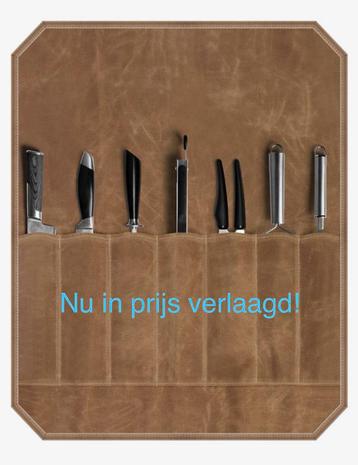 Messenfoudraal Gewaxt Canvas - 7 Messen beschikbaar voor biedingen