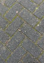 betonklinkers  gebruikt kleur zwart, Tuin en Terras, Ophalen, Gebruikt, Klinkers, 10 m² of meer