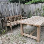Stationbank Lounge bank tuin terras teak RB52 *50% korting*, Antiek en Kunst, Ophalen of Verzenden
