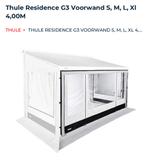 Thule G3 Residence voorwand 4mtr, zgan, Ophalen, Zo goed als nieuw