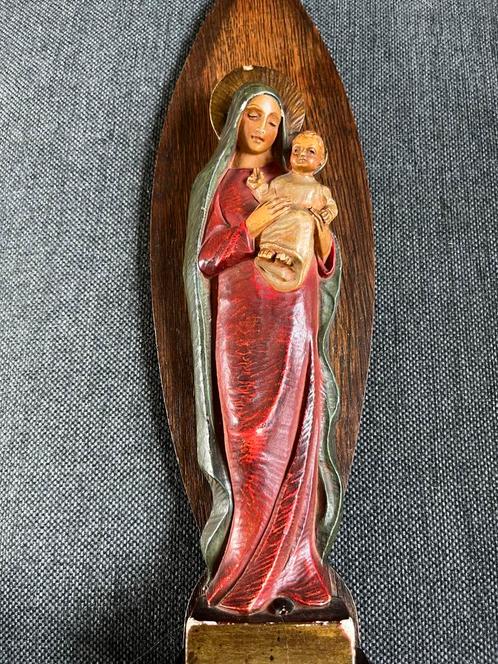 Maria met Kind - G.H. Antheunis & Zoon - Gipsbeeld, Antiek en Kunst, Antiek | Religie, Ophalen of Verzenden