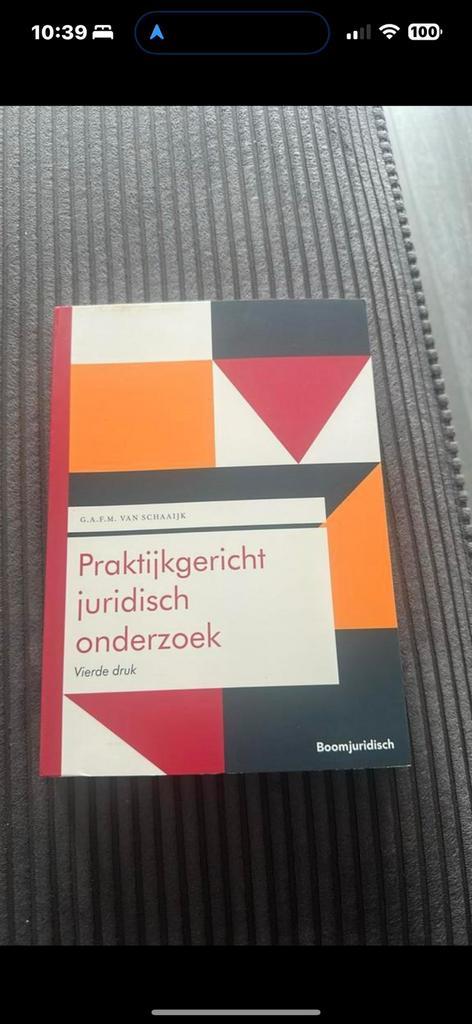 G.A.F.M. van Schaaijk - Praktijkgericht juridisch onderzoek, Boeken, Wetenschap, Zo goed als nieuw, Sociale wetenschap, Ophalen of Verzenden