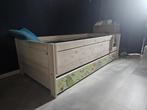 Lifetime bed met bedlade, Ophalen, Zo goed als nieuw, 180 cm of meer, 85 tot 100 cm