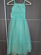 Mooi meisjes groen feest/galajurk, Kleding | Dames, Gelegenheidskleding, Galajurk, Ophalen of Verzenden, Zo goed als nieuw, Maat 34 (XS) of kleiner