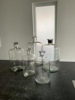 Apothekers flessen, Ophalen