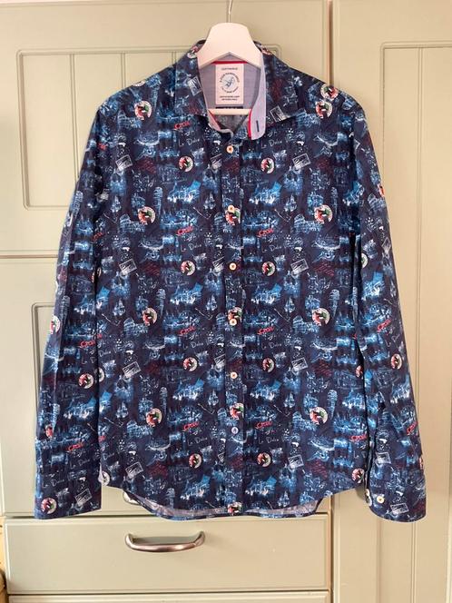 A Fish Named Fred maat M meerkleurig blauw Dolce Vita, Kleding | Heren, Overhemden, Zo goed als nieuw, Blauw, Ophalen of Verzenden
