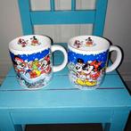 Mickey Mouse Kerst mokken 2 stuks, Verzamelen, Disney, Ophalen, Mickey Mouse, Gebruikt, Servies