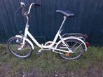 Opknapper vouwfiets - Atlas,wit, Gebruikt, Heren, 16 tot 18 inch, Versnellingen