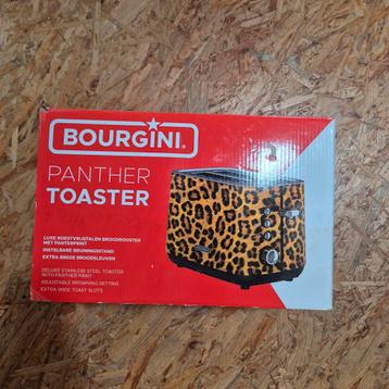 Bourgini toaster panter print nieuw in doos beschikbaar voor biedingen