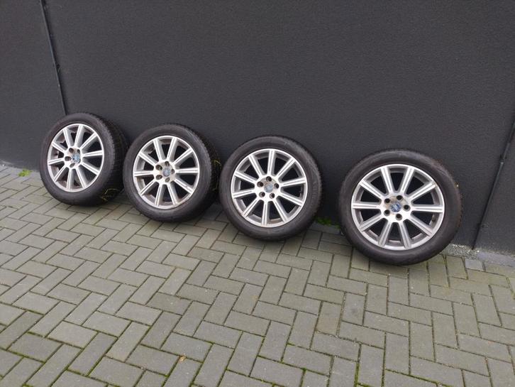 Ford S-Max/Galaxy/Mondeo Velgen met Winterbanden, Auto-onderdelen, Banden en Velgen, Banden en Velgen, Winterbanden, 17 inch, 225 mm