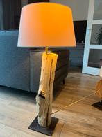 Boomstam lamp, Huis en Inrichting, Lampen | Tafellampen, Ophalen, Zo goed als nieuw, Minder dan 50 cm