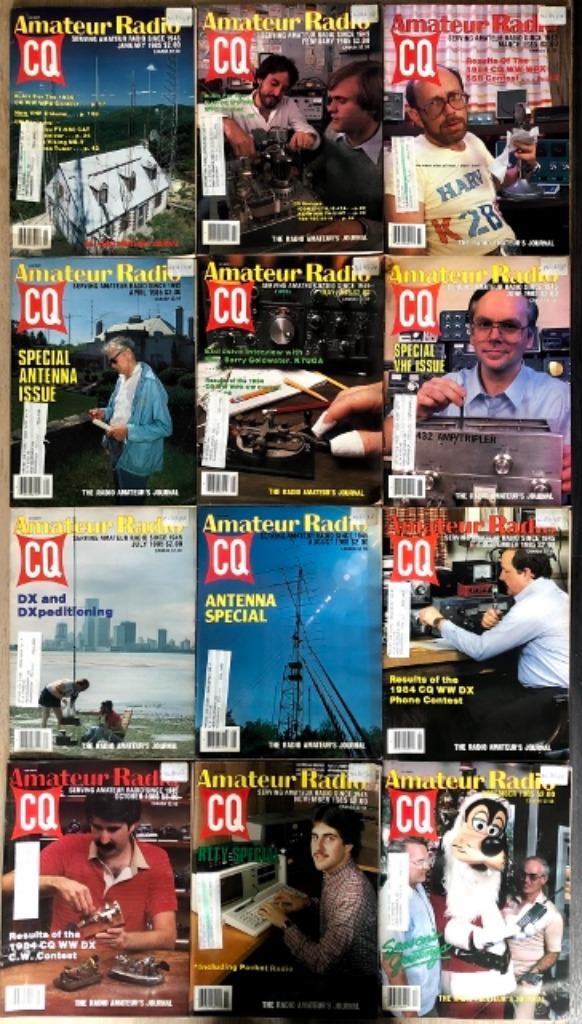 Complete jaargang maandbladen van amateur radio CQ uit 1985, Verzamelen, Tijdschriften, Kranten en Knipsels, Tijdschrift, 1980 tot heden