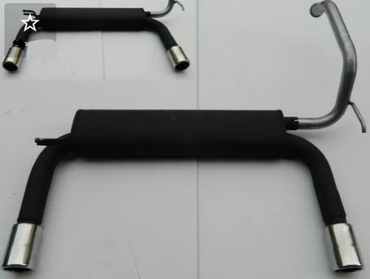 uitlaat sportdemper aygo toyota 107 c1 citroen, Auto diversen, Overige Auto diversen, Verzenden