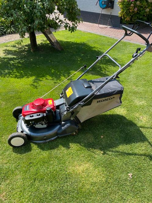 Honda HRD536QXE Grasmaaier - Nieuwstaat!, Tuin en Terras, Grasmaaiers, Zo goed als nieuw, Benzine-grasmaaier, 50 cm of meer, Cirkelmaaier