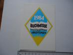sticker 1984 Argentinie Buchmesse boeken beurs retro vintage, Verzenden, Zo goed als nieuw