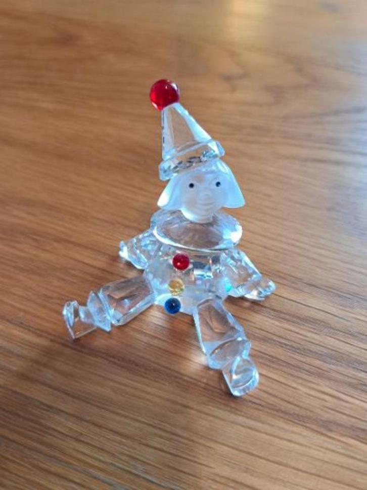 Swarovski-kristallen Clown/Pierot, Verzamelen, Swarovski, Zo goed als nieuw, Figuurtje, Ophalen of Verzenden