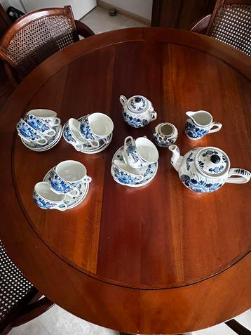 Delfs blauw thee service. beschikbaar voor biedingen