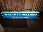 Vintage lichtbak Utrecht en Holland alle verzekeringen, Verzamelen, Merken en Reclamevoorwerpen, Ophalen of Verzenden, Zo goed als nieuw