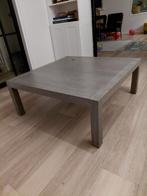 Mooie hardhouten salontafel (gratis!), Huis en Inrichting, Tafels | Salontafels, Gebruikt, 50 tot 100 cm, Vierkant, 50 tot 100 cm