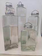 Sierflessen, Huis en Inrichting, Woonaccessoires | Vazen, Ophalen, Overige kleuren, Minder dan 50 cm, Glas