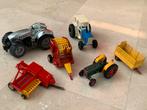 Britains tractor en rode aanhangers, Ophalen of Verzenden, Zo goed als nieuw, Tractor of Landbouw