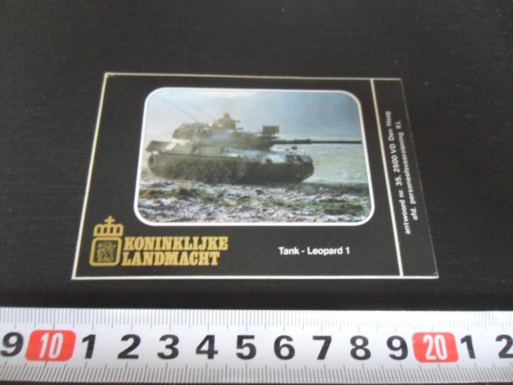 sticker landmacht leger tank leopard 1, Verzamelen, Stickers, Zo goed als nieuw, Bedrijf of Vereniging, Ophalen