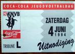 KNVB: entreekaart Jeugdvoetbaldag PSV stadion., Boeken, Sportboeken, Ophalen of Verzenden, Zo goed als nieuw, Balsport
