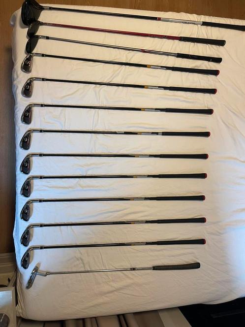 TaylorMade Burner ijzers+gallaway hybrid+odyssey putter, Sport en Fitness, Golf, Gebruikt, Set, Callaway, Ophalen of Verzenden