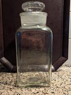 Vintage glazen voorraadpot / snoeppot, Ophalen of Verzenden