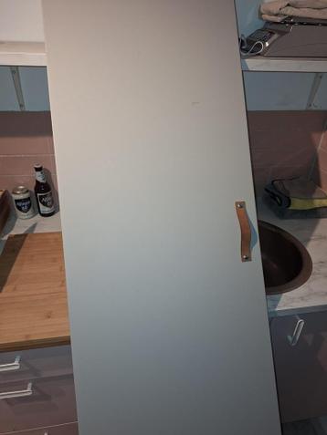 Gratis! IKEA PAX deuren, 227 x 50cm, grijs gewrapt - afbeelding 2