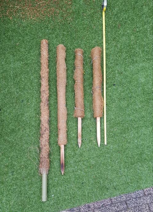 Planten stok kokos voor klimplanten 4 stuks, Huis en Inrichting, Kamerplanten, Ophalen of Verzenden