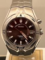 Seiko Kinetic 100M 5M62-0D30 Staal, Gebruikt, Staal, Polshorloge, Ophalen of Verzenden