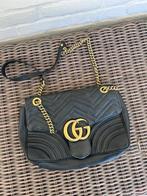 Originele GG MARMONT MEDIUM SHOULDER BAG, Ophalen of Verzenden, Gebruikt, Zwart, Handtas