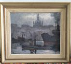 Gezicht op Dresden vanaf de Elbe. alleen dit weekend, Antiek en Kunst, Kunst | Schilderijen | Klassiek, Ophalen of Verzenden