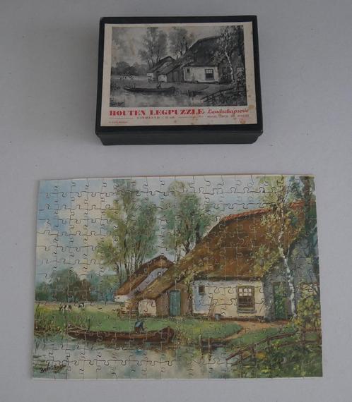 Houten Legpuzzle Landschapserie - 'n U.S.N. Product, Antiek en Kunst, Antiek | Speelgoed, Ophalen of Verzenden