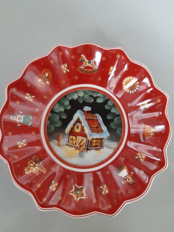 Schaaltje Kerst Villeroy en Boch Koekhuis Hans en Grietje, Diversen, Kerst, Zo goed als nieuw, Ophalen of Verzenden