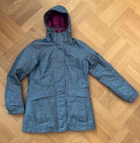 Wed'ze Ski Jas Dames Maat 42, Kleding | Dames, Jassen | Winter, Zo goed als nieuw, Maat 42/44 (L), Grijs, Ophalen