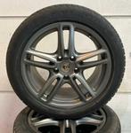 Originele Porsche Velgen met Winterbanden 19 inch, Gebruikt, 255 mm, Banden en Velgen, Winterbanden