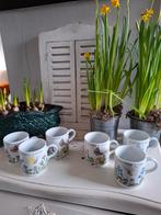 Nutroma bekers met vlinders en bloemen 6 stuks, Ophalen of Verzenden