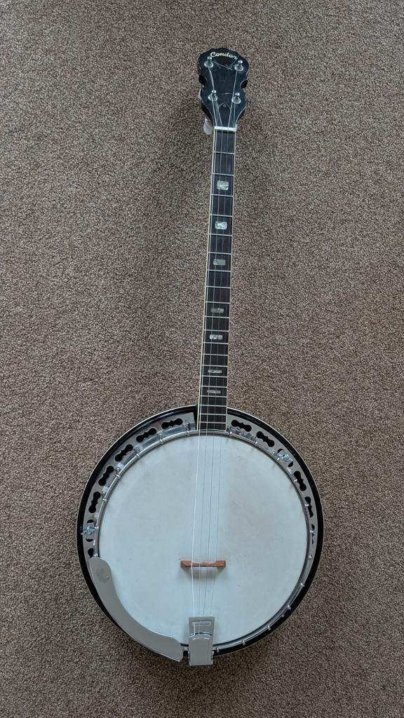 Tenor banjo Condor, Muziek en Instrumenten, Snaarinstrumenten | Banjo's, Gebruikt, Ophalen