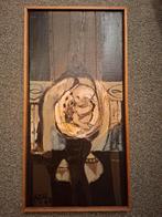Schilderij Rob Figee, 'baarmoeder', 1967, Ophalen of Verzenden
