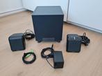 Philips speaker set met bas, Computers en Software, Pc speakers, Ophalen, Zo goed als nieuw, Philips