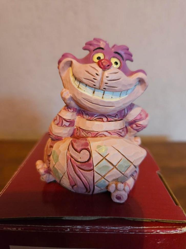 Disney Traditions Cheshire Cat Beeldje, Verzamelen, Disney, Zo goed als nieuw, Ophalen of Verzenden