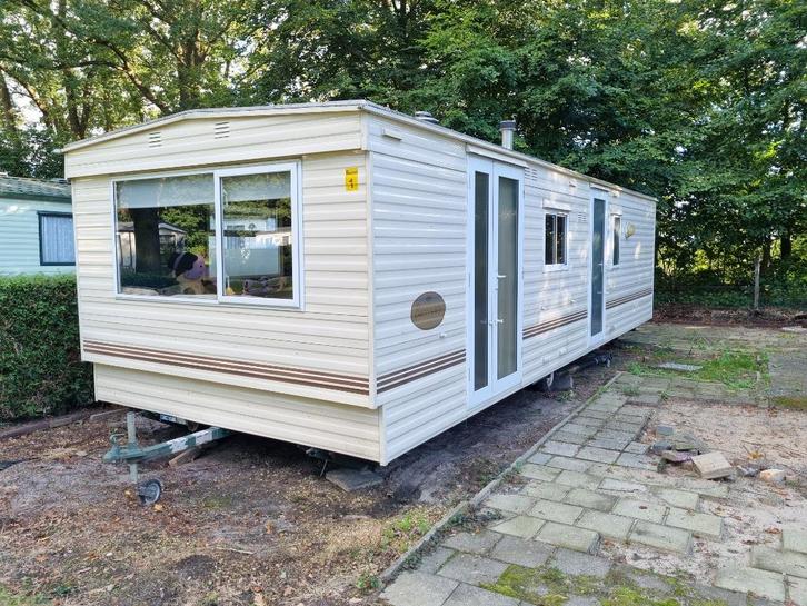 Nette stacaravan met 2 slaapkamers, Caravans en Kamperen, Stacaravans, tot en met 4, Ophalen